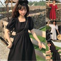 M00-36453(5006) 夏季日系甜美收腰顯瘦連衣裙